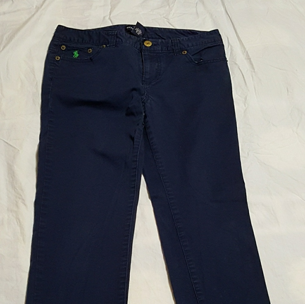 Ralph Lauren By Polo Juniors Size 14 Blue Pants